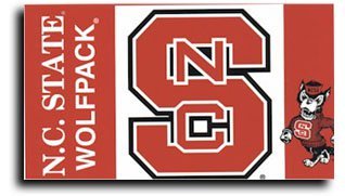 North Carolina State - 3" x 5" Polyester Flag