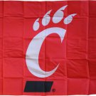 University of Cincinnati - 3" x 5" Polyester Flag
