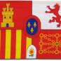 Spain - 3"X5" Historic Polyester Flag (Shield of Spain)