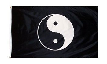 Ying Yang - 3"X5" Polyester Flag