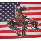 American Indian /  End of Trail - 3"X5" Polyester Flag