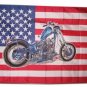 Chopper/USA - 3"X5" Polyester Flag