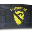 First Cavalry - 3"X5" Polyester Flag (black)