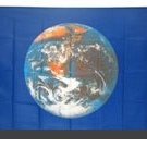 Earth - 3"X5" Polyester Flag