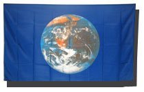 Earth - 3"X5" Polyester Flag