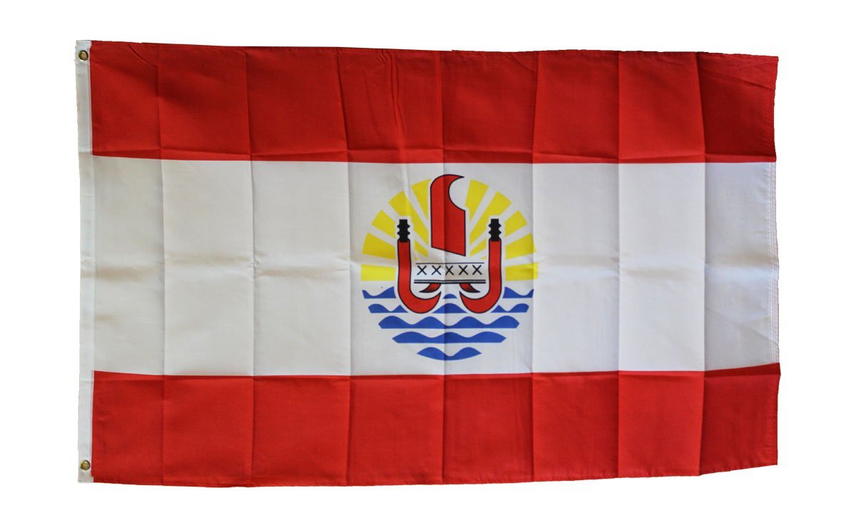 French Polynesia - 3"X5" Polyester Flag