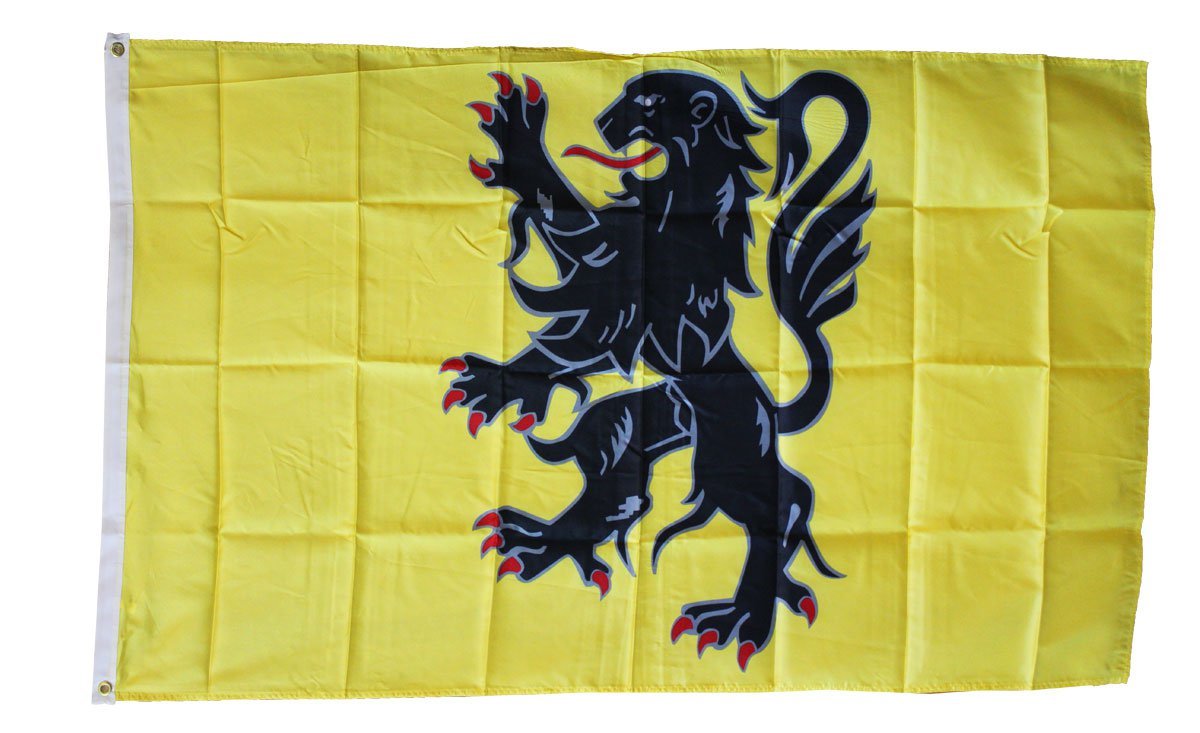 Flanders - 3"X5" Polyester Flag (Traditional Province of France)