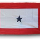 Service Banner (One Star) - 3"X5" Polyester Flag