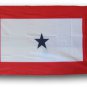 Service Banner (One Star) - 3"X5" Polyester Flag