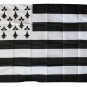 Bretagne - 3"X5" Polyester Flag