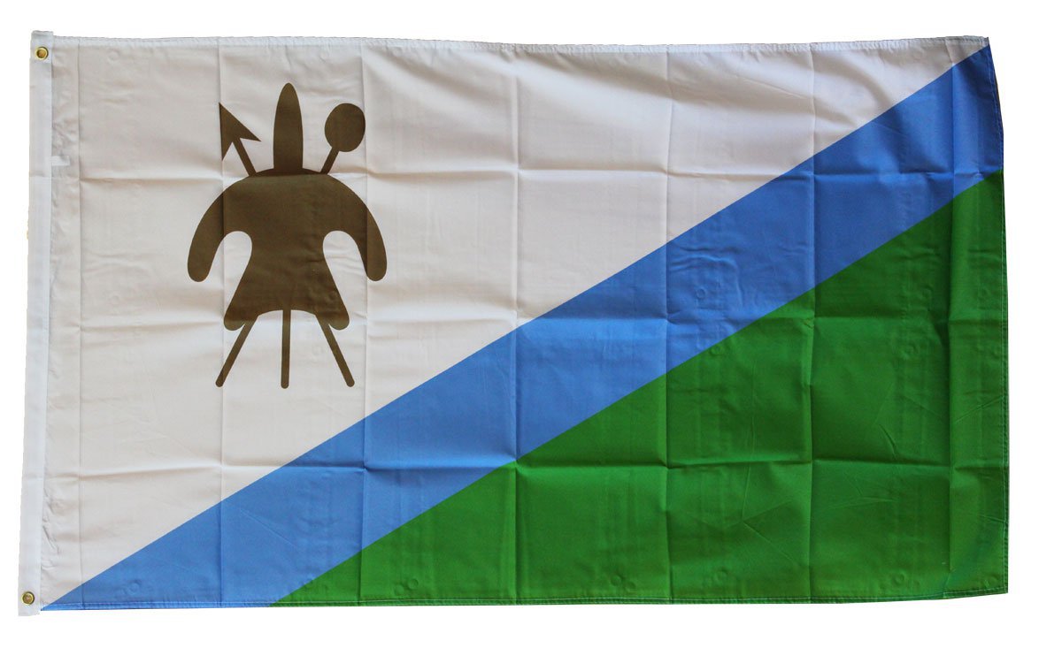 Lesotho (1987-2006) - 3"X5" Polyester Flag