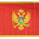 Montenegro - 3"X5" Polyester Flag