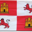 Spain - 3"X5" Historic Polyester Flag (Crown of Castile)
