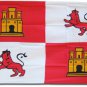Spain - 3"X5" Historic Polyester Flag (Crown of Castile)