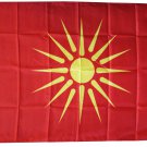 Macedonia, Republic of - 3"X5" Polyester Flag (old)
