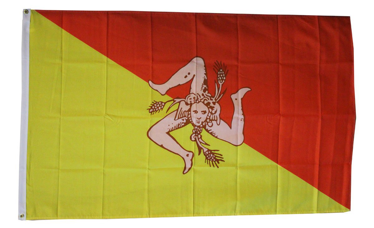 Sicily - 3"X5" Polyester Flag