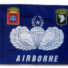 Airborne - 3"X5" Polyester Flag