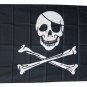 Jolly Roger - 3"X5" Polyester Flag (Eyepatch)