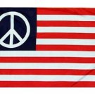 Peace/USA - 3"X5" Polyester Flag