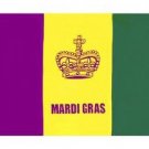 Mardi Gras - 3"X5" Polyester Flag