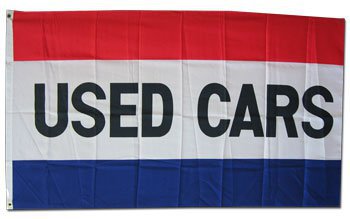 Used Cars - 3"X5" Polyester Flag