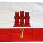 Gibraltar - 3"X5" Polyester Flag