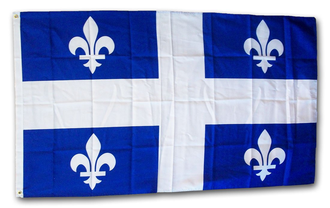 Quebec - 3"X5" Polyester Flag