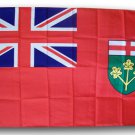 Ontario - 3"X5" Polyester Flag