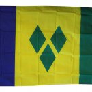 St. Vincent and the Grenadines - 3"X5" Polyester Flag