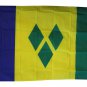 St. Vincent and the Grenadines - 3"X5" Polyester Flag