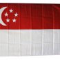 Singapore - 3"X5" Polyester Flag