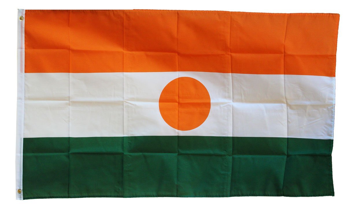 Niger - 3"X5" Polyester Flag