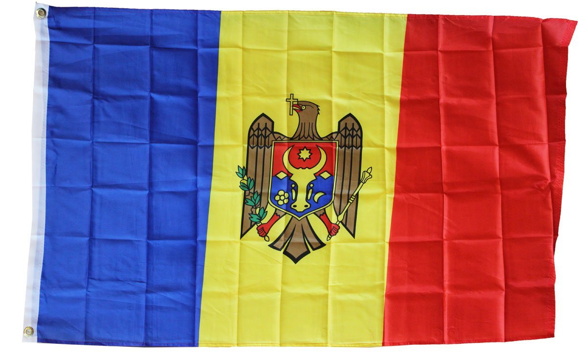 Moldova - 3"X5" Polyester Flag