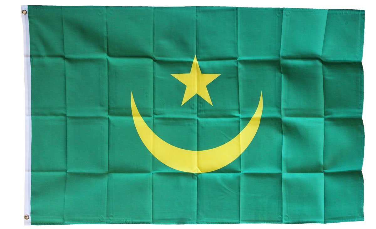 Mauritania - 3"X5" Polyester Flag