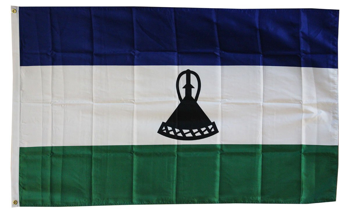 Lesotho - 3"X5" Polyester Flag
