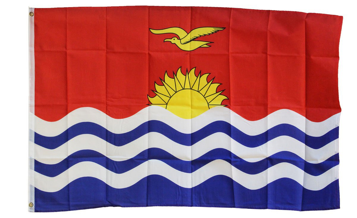 Kiribati - 3"X5" Polyester Flag