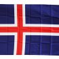 Iceland - 3"X5" Polyester Flag