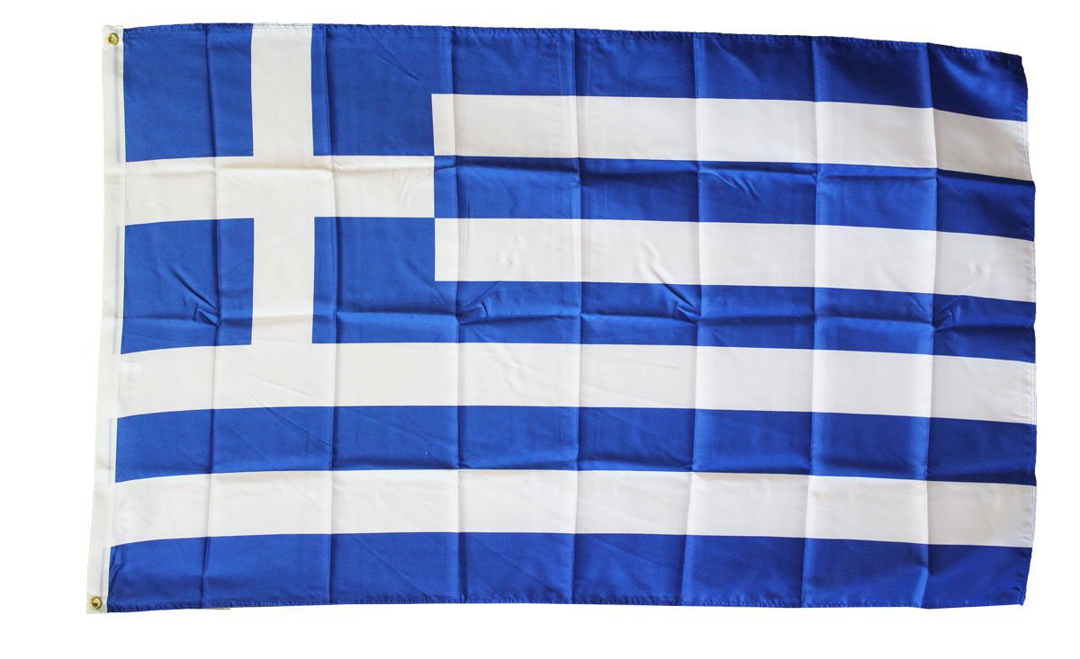 Greece - 3"X5" Polyester Flag