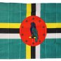 Dominica - 3"X5" Polyester Flag