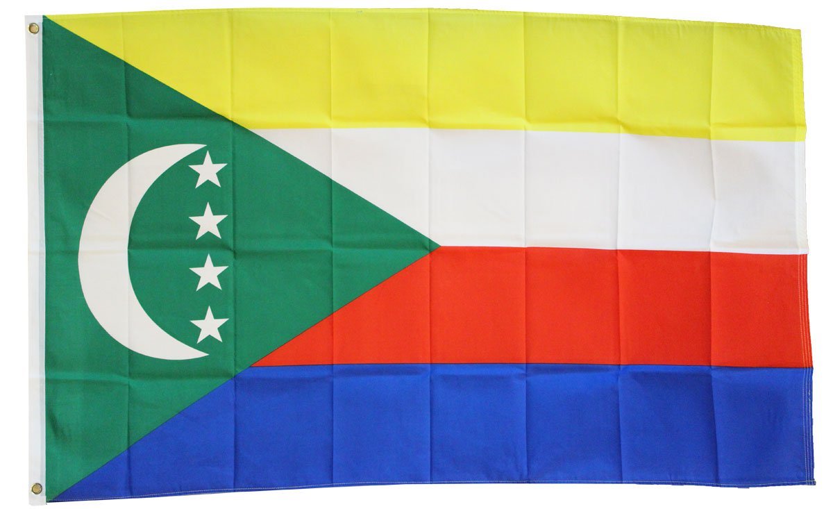Comoros - 3"X5" Polyester Flag