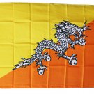 Bhutan - 3"X5" Polyester Flag