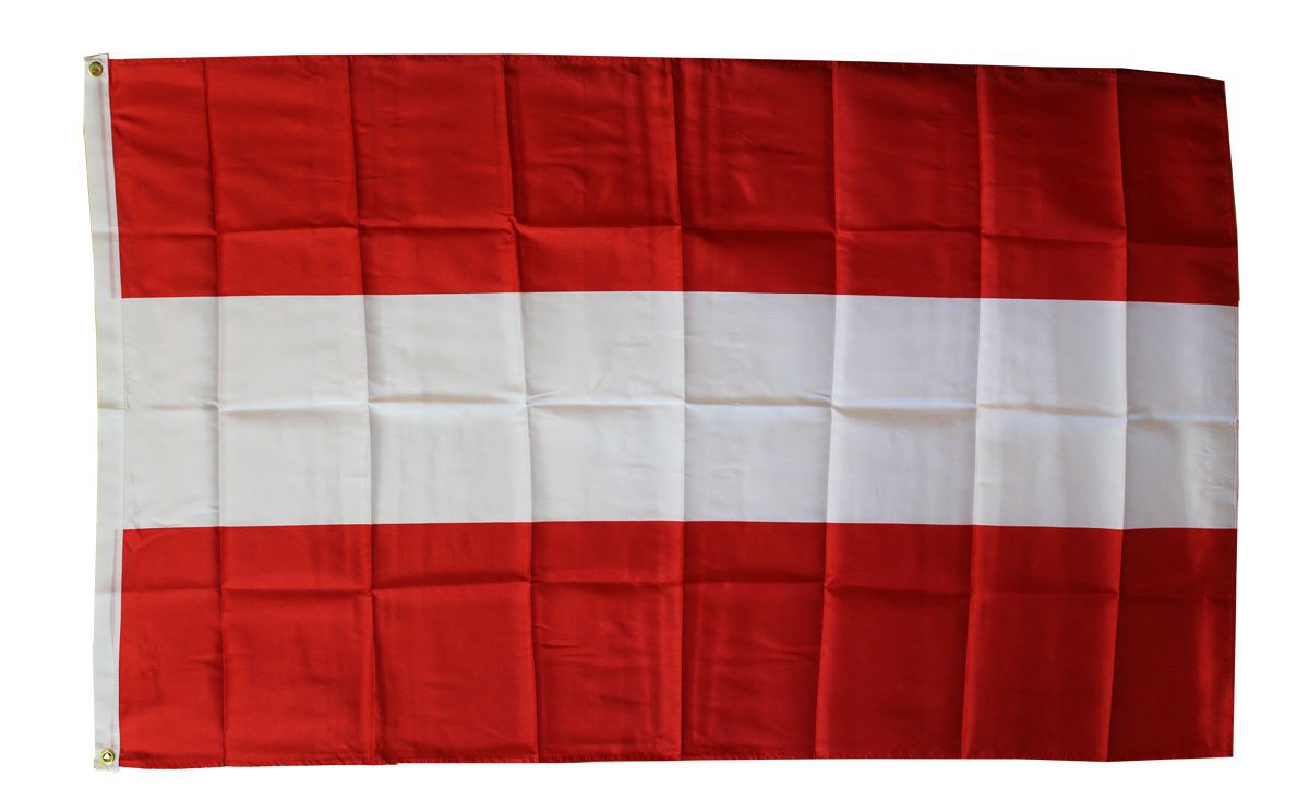 Austria - 3"X5" Polyester Flag (Plain)