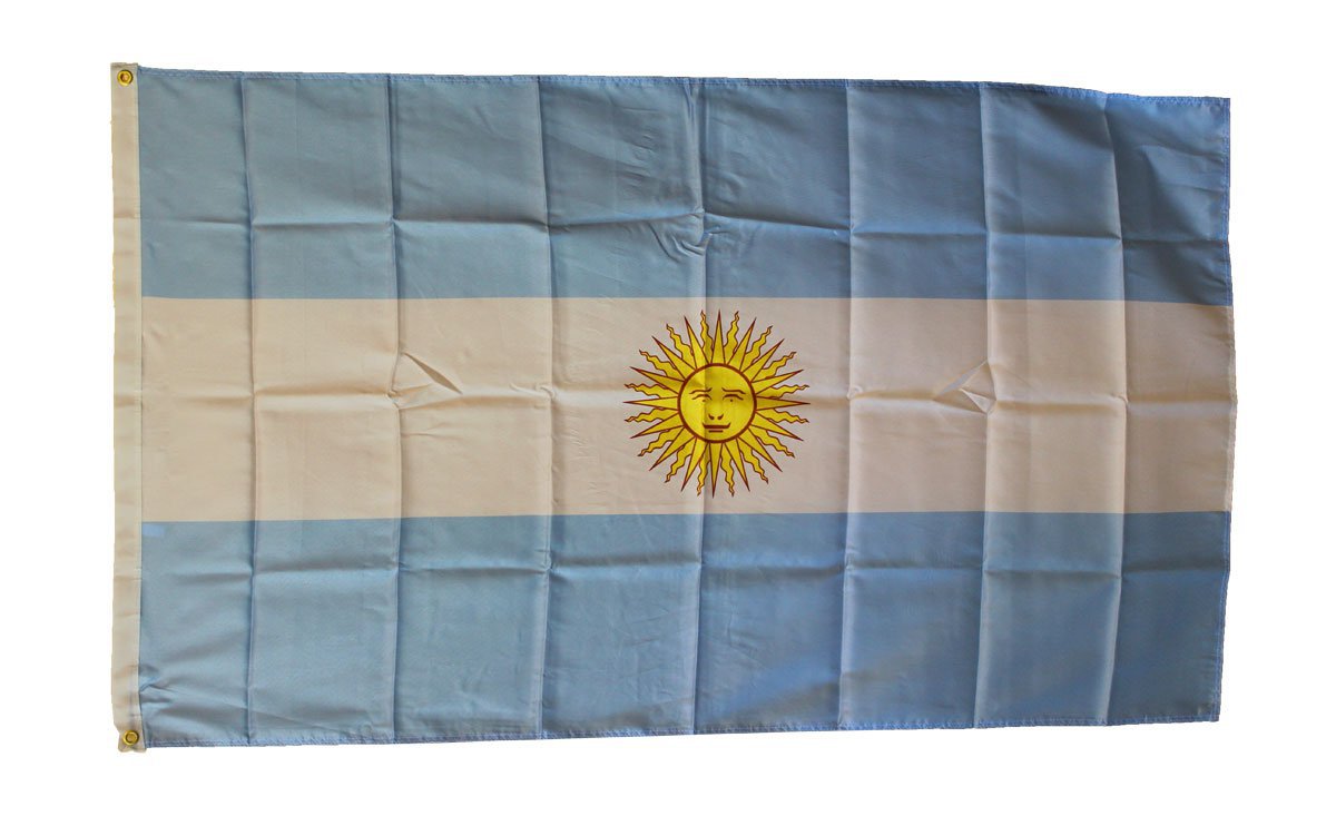 Argentina - 3"X5" Polyester Flag (State)