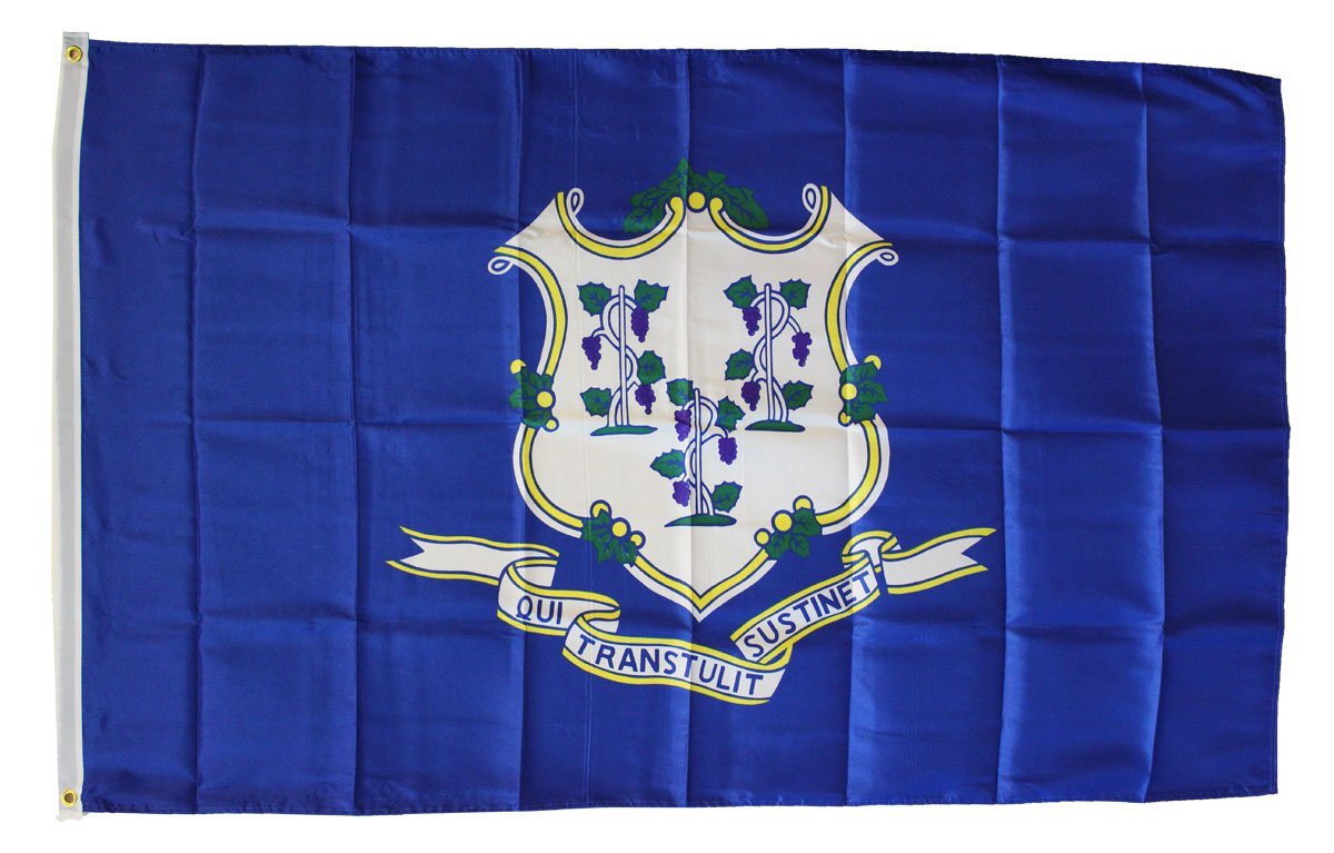 Connecticut - 3"X5" Polyester Flag