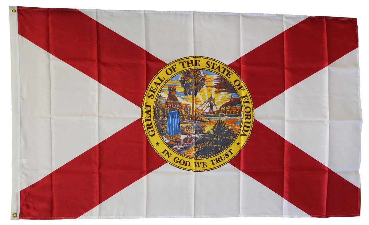 Florida - 3"X5" Polyester Flag