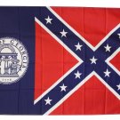 Georgia - 3"X5" Polyester Flag (Pre-2001)