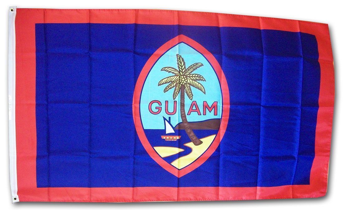 Guam - 3"X5" Polyester Flag