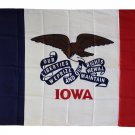 Iowa - 3"X5" Polyester Flag