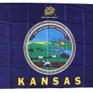 Kansas - 3"X5" Polyester Flag