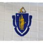 Massachusetts - 3"X5" Polyester Flag